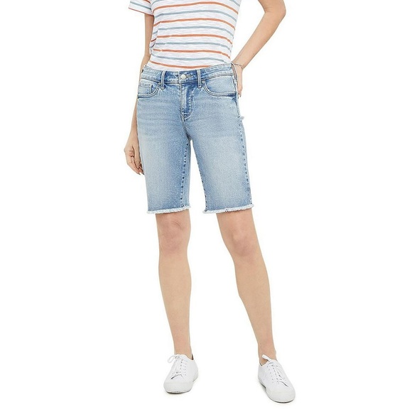 NYDJ Womens Denim Boyfriend Denim Shorts Size 4 - Picture 2 of 4